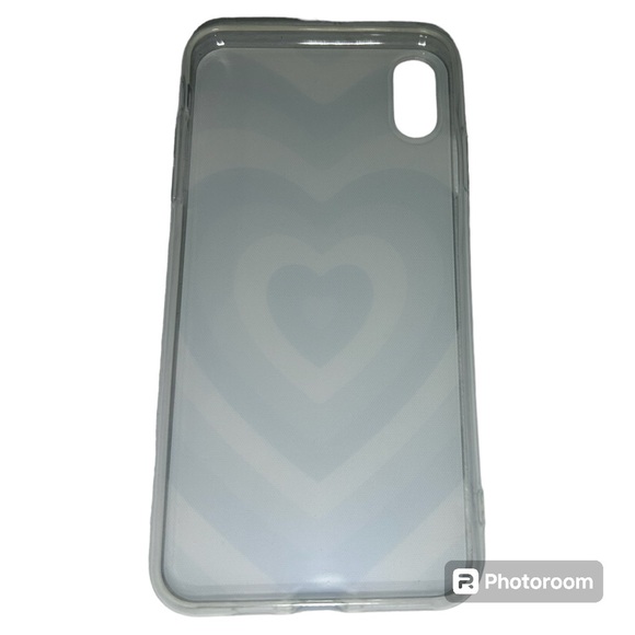 Sage Green Heart Phone Case for iPhone Xs Max, Indie Aesthetic Cute Case - Picture 8 of 10